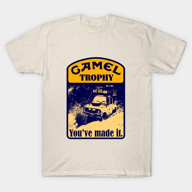 Camel Trophy Rally Motorsport Art T-Shirt by San Studios Company